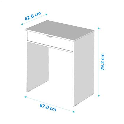 Imagem de Escrivaninha Notebook Mesa de Computador Luxo Com Porta Volumes
