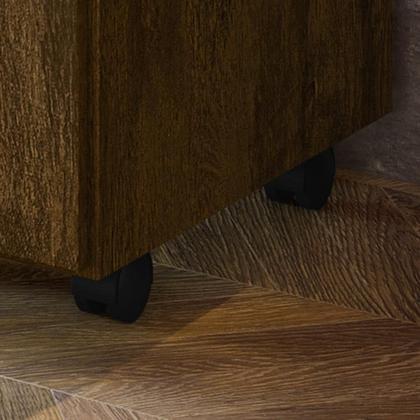 Imagem de Escrivaninha Office Malta Lukaliam com Gaveta com Chave Rodízios Tampo 25mm 1,35m