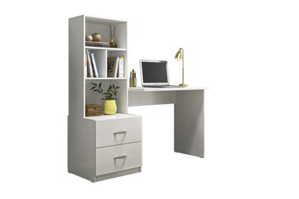 Imagem de Escrivaninha Office Penteadeira Aurora com 2 Gavetas Branco