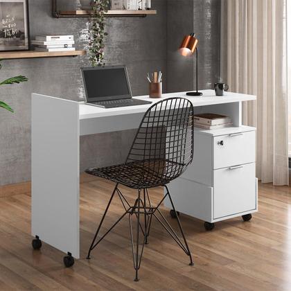 Imagem de Escrivaninha para Computador Alessa 2 Gavetas Modulo1