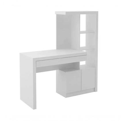 Imagem de Escrivaninha Para Computador Com Armário Me4143 Branco