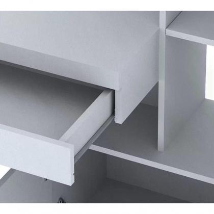 Imagem de Escrivaninha Para Computador Com Armário Me4143 Branco