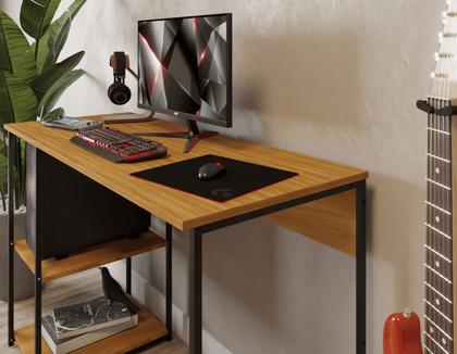 Imagem de Escrivaninha Para Computador Escritório Quarto Industrial Notebook