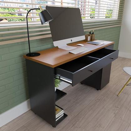 Imagem de Escrivaninha para Computador Makalu com 1 Porta e 2 Gavetas
