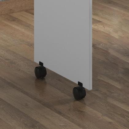 Imagem de Escrivaninha Para Computador Office com  Nicho Alessa M2 Branco - Lukaliam Móveis