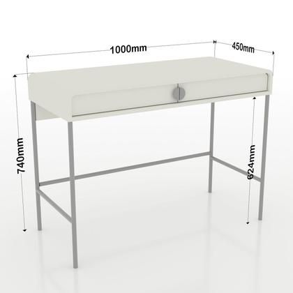 Imagem de Escrivaninha para Escritório 2 Gavetas Luna