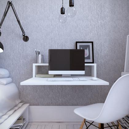 Imagem de Escrivaninha para estudo simples branca