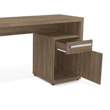 Imagem de Escrivaninha para Notebook com Armário S970 Kappesberg - Nogal