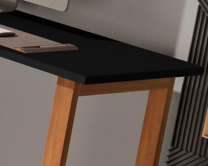 Imagem de Escrivaninha Para Notebook Mesa de Estudo 90 cm Preto