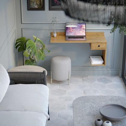 Imagem de Escrivaninha Para Notebook Suspensa Modernite  - Várias Cores - JM Casa dos Móveis