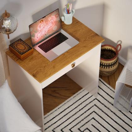 Imagem de Escrivaninha para Quarto ou Escritório com 1 Gaveta Estilo