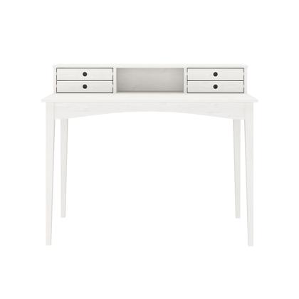 Imagem de Escrivaninha para Quarto Retro Madeira 4 Gavetas Milano Branco