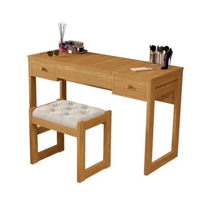 Imagem de Escrivaninha penteadeira com espelho e banqueta Luanda Fenix