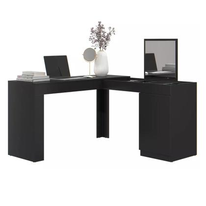 Imagem de Escrivaninha Penteadeira de Canto Com Espelho 1 Porta Sofia