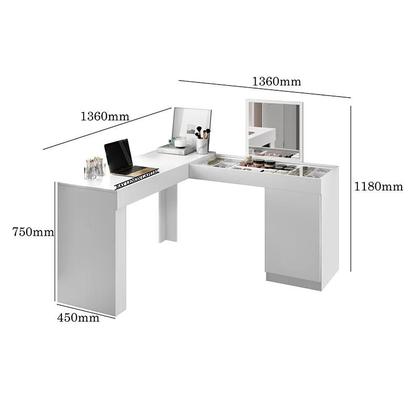 Imagem de Escrivaninha Penteadeira De Canto Com Espelho Star