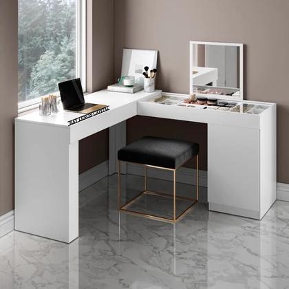 Imagem de Escrivaninha Penteadeira De Canto Com Espelho Star