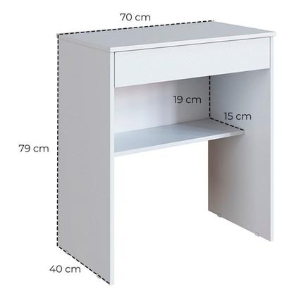 Imagem de Escrivaninha Prática com Gaveta Mesa de Computador Escritório