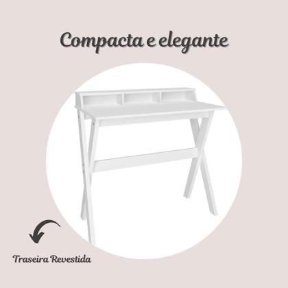 Imagem de Escrivaninha Retrô com Pés Angulares 3 Nichos Itália