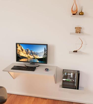 Imagem de Escrivaninha Status Suspensa Com Prateleiras - Home Office