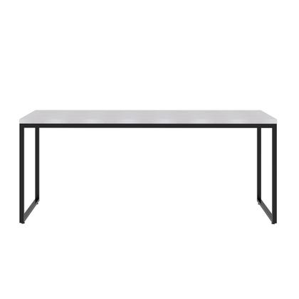 Imagem de Escrivaninha Studio Branca e Preta 180 cm