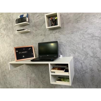 Imagem de Escrivaninha suspensa - Branco - MDF 15mm