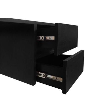 Imagem de Escrivaninha Suspensa Mesa Para Computador Ou Notebook Escritório Preto