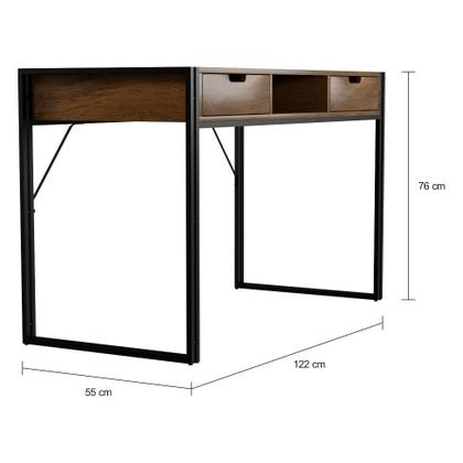 Imagem de Escrivaninha Welcome Ipê e Preta