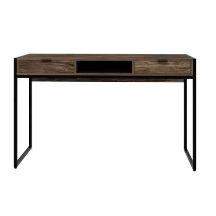 Imagem de Escrivaninha Wooden 2 GV Carvalho Dark e Preta