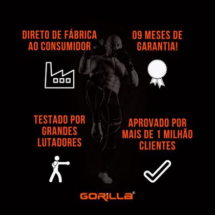 Imagem de Escudo Almofada De Chute Aparador Muay Thai + Manopla De Foco Soco Alvo De Mão  Profissional Gorilla