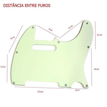 Imagem de Escudo para Guitarra Telecaster Mint Green MG X310 3P - Spirit