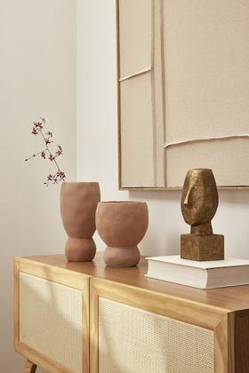Imagem de Escultura Decorativa Artística Abstrata Face Em Poliresina