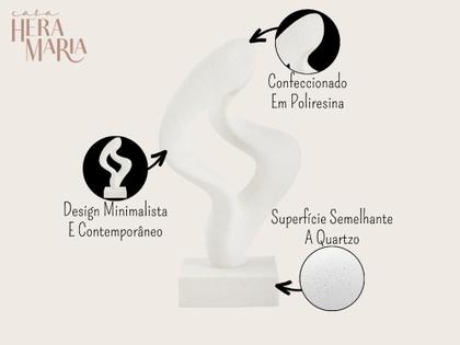 Imagem de Escultura Decorativa Contemporânea Artística Em Poliresina