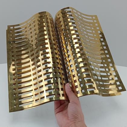 Imagem de ESCULTURA DECORATIVA ENFEITE LIVRO ABERTO HOME&CO AÇO INOX 30x36x36cm DOURADO