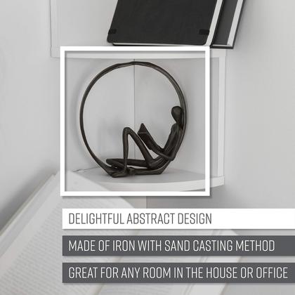 Imagem de Escultura em suporte para livros Danya B. Leitora cercada contemporânea