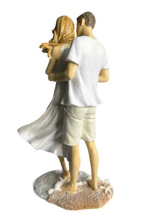 Imagem de Escultura Estatua Decorativa Resina Casal Namorados Espressione