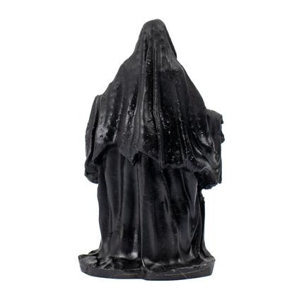 Imagem de Escultura Exu Caveira de Capa Preta Resina 10 cm