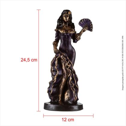 Imagem de Escultura Imagem da Pomba Gira Maria Mulambo em Resina - Umbanda