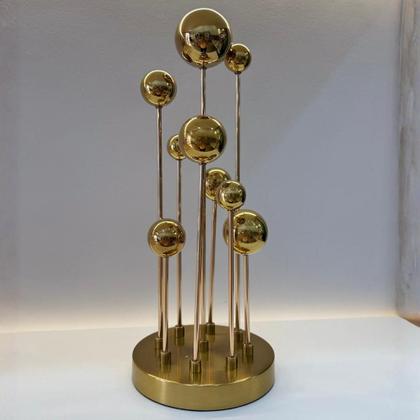 Imagem de Escultura Metal 40x16cm