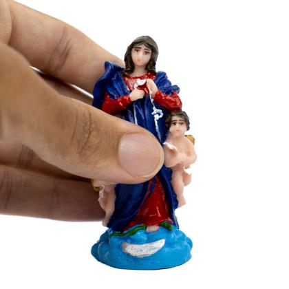 Imagem de Escultura Nossa Senhora Desatadora de Nós 8 cm em Resina
