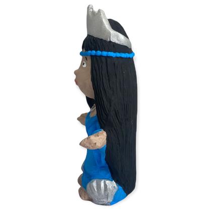 Imagem de Escultura Orixas Iemanjá coleção baby Criança 10 cm resina