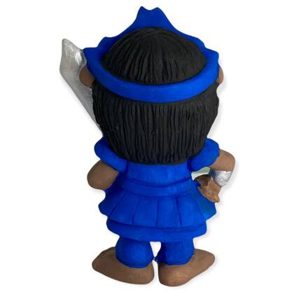 Imagem de Escultura Orixas Ogum coleção baby moreninho Criança 10 cm resina
