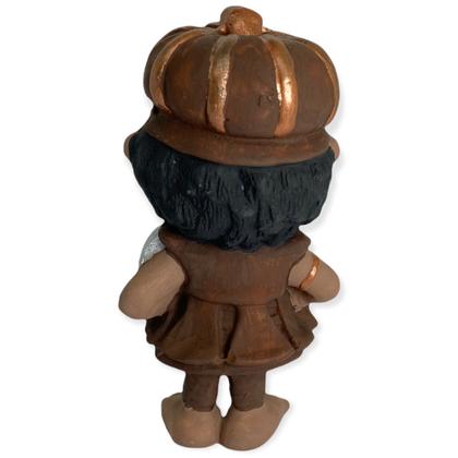 Imagem de Escultura Orixas Xangô coleção baby moreninho Criança 10 cm resina