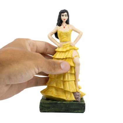 Imagem de Escultura Pomba Gira do Ouro 15 cm em Resina