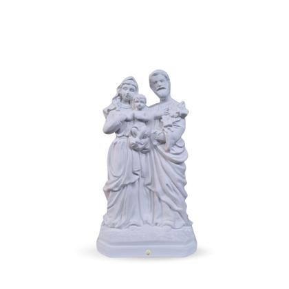 Imagem de Escultura Religiosa Sagrada Família 30 Cm Gesso Pintura Manual P/ Decoração Artesanato DIY AVB DECOR