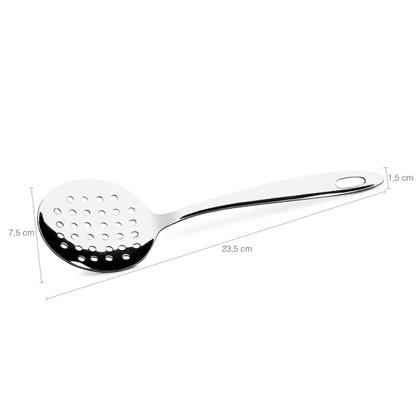 Imagem de Escumadeira Para Fritura Pastel De Cozinha Brinox Espumadeira De Inox