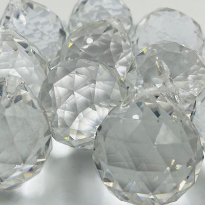 Imagem de Esfera Cristal Modelo Asfour 40mm 4cm 1pç Multifacetada Feng Shui