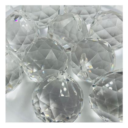 Imagem de Esfera Cristal Modelo Asfour 40mm 4cm 1pç Multifacetada Feng Shui