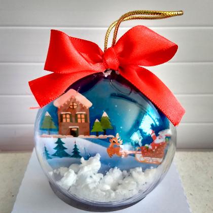 Imagem de Esferas Bola De Acrílico Natal Páscoa Festa 10cm 8cm 10 Cada