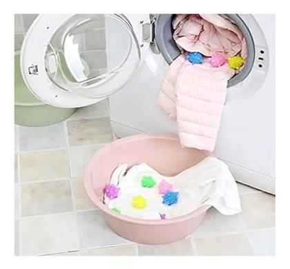 Imagem de Esferas Bolinhas Mágicas Para Lavar Roupas Magic Ball Kit com 6 Unidades