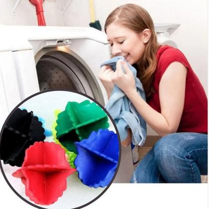 Imagem de Esferas Bolinhas para Lavar Roupas Na Maquina De Lavar Kit 8